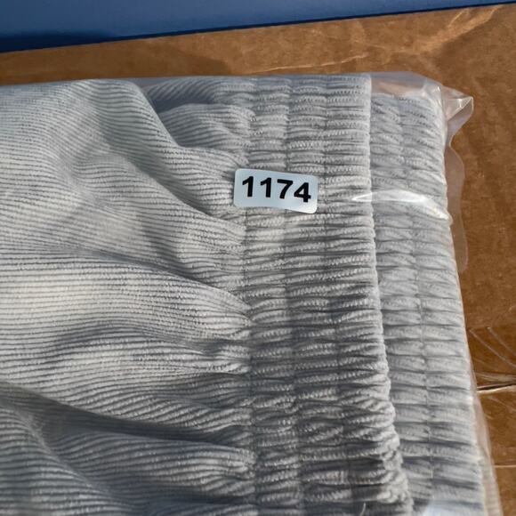 Alfred Dunner Pull On Pants Woman's 18 Elastic Back Waist Grey Corduroy Pockets - Picture 11 of 11